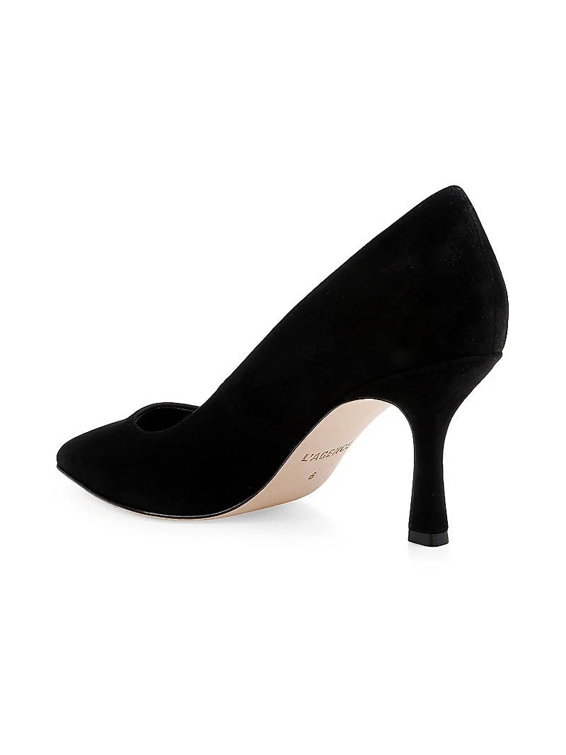 Fleur 75MM Suede Pumps