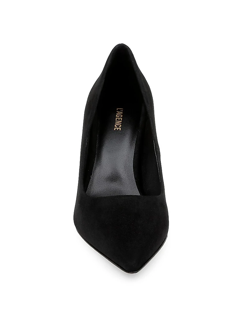 Fleur 75MM Suede Pumps