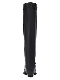 Leather Knee-High Boots