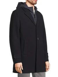 Geraldo Layered Wool Coat