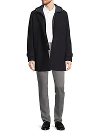 Geraldo Layered Wool Coat