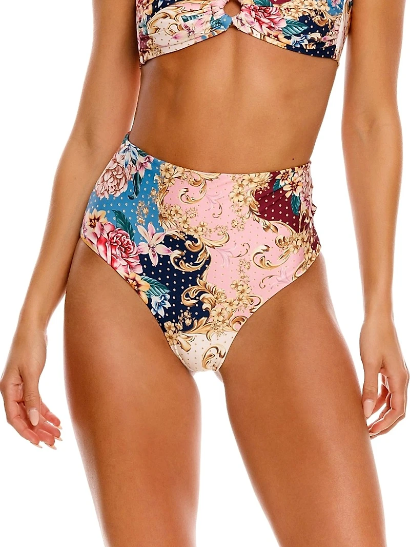 Riveria Radiance Alicia Blush Floral Bikini Bottom