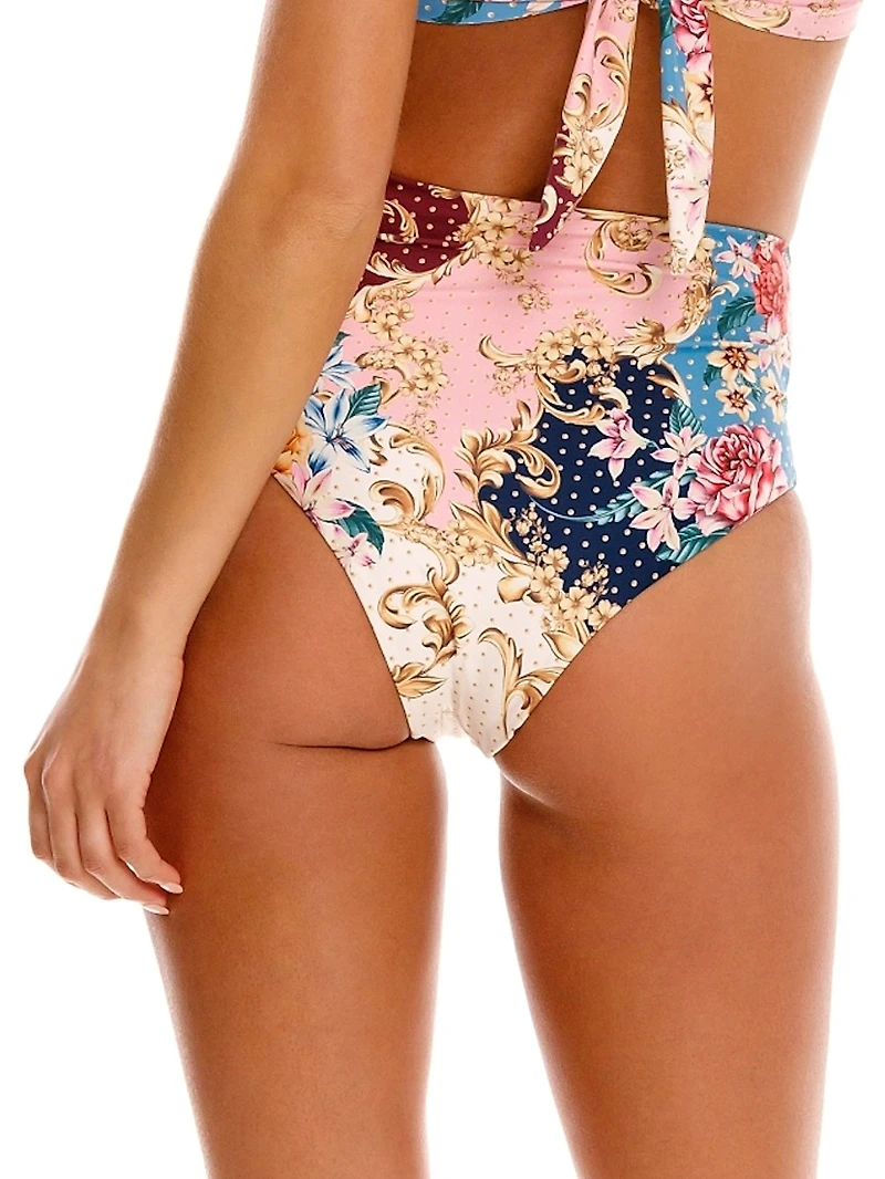 Riveria Radiance Alicia Blush Floral Bikini Bottom