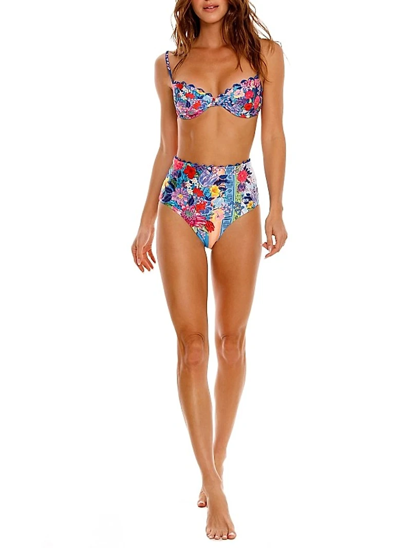 Riveria Radiance Piper Vessel Floral Underwire Bikini Top