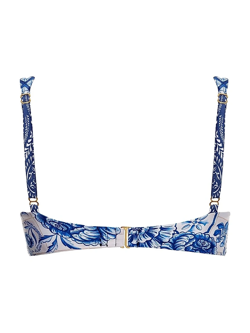 Riveria Radiance Balena Azure Floral Underwire Bikini Top