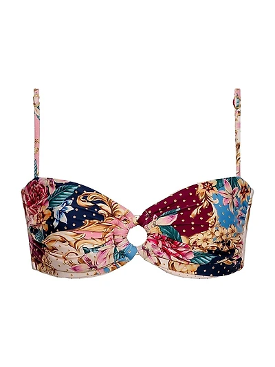 Riveria Radiance Talia Blush Floral Bikini Top