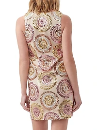 Glitterati Sequined Shift Minidress