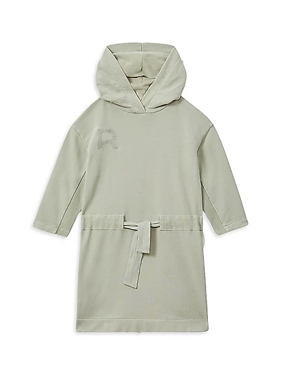 Little Girl's & Girl's Hooded Sweatshirt Dress