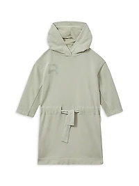 Little Girl's & Girl's Hooded Sweatshirt Dress