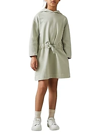 Little Girl's & Girl's Hooded Sweatshirt Dress