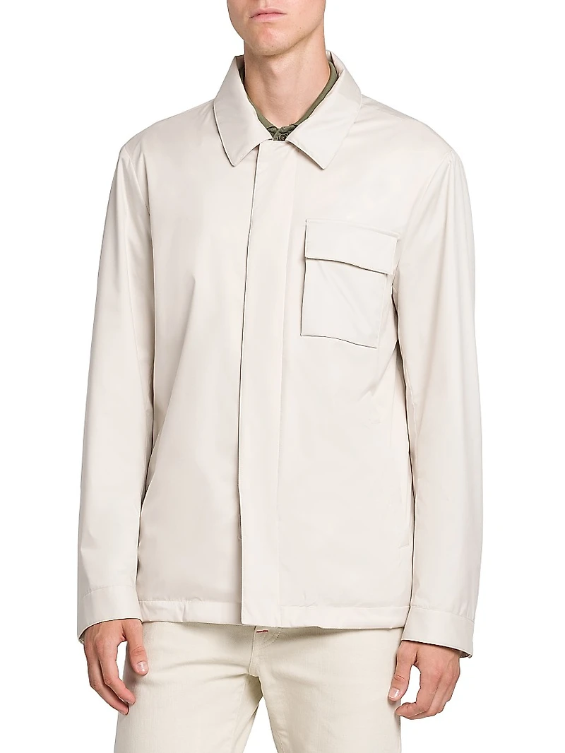 Nylon Woven Overshirt