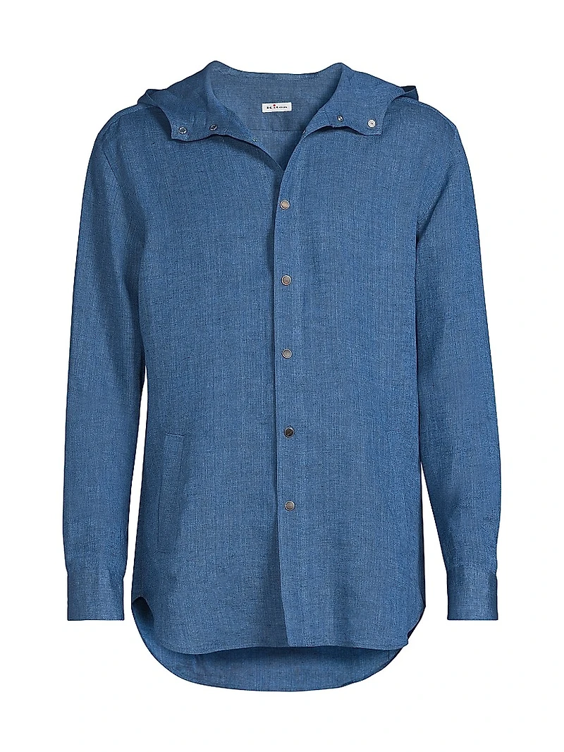 Mariano Hooded Linen Shirt