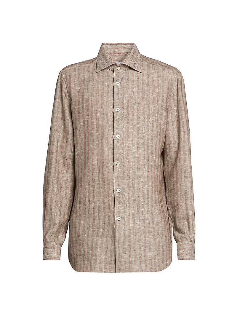 Bengal Striped Linen-Blend Shirt