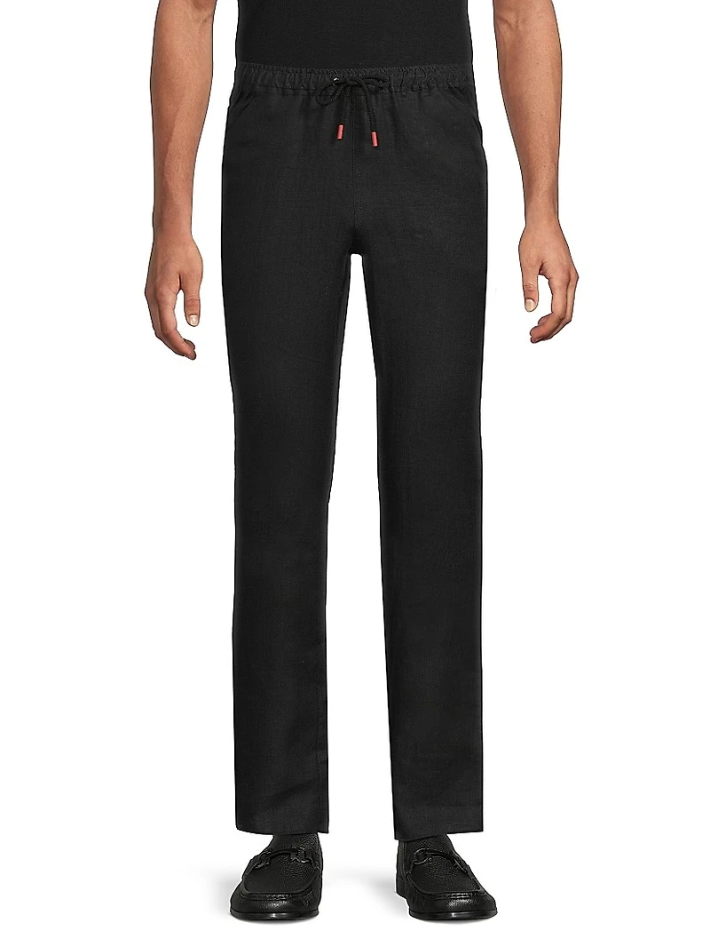 Linen Drawstring Pants