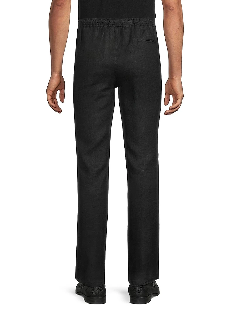 Linen Drawstring Pants