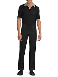 Linen Drawstring Pants