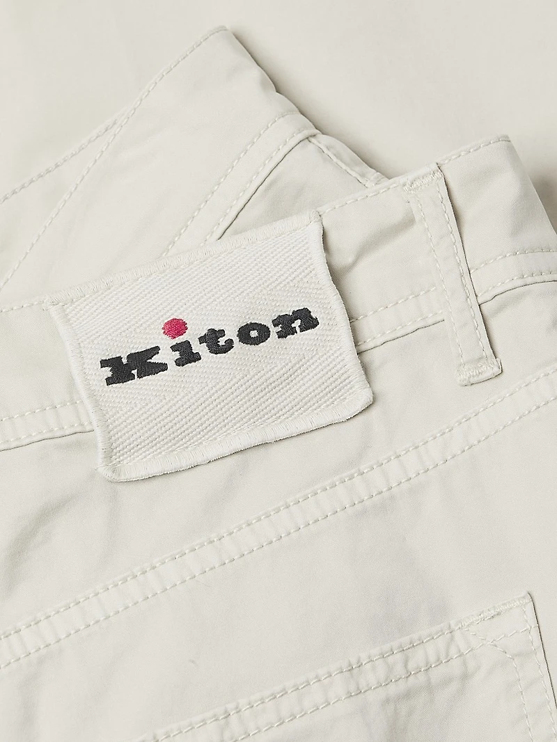 Stretch-Cotton 5-Pocket Pants