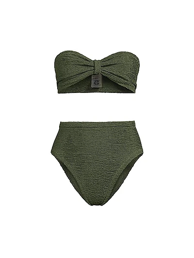 Ruby Textured Bandeau Bikini