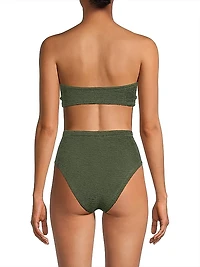 Ruby Textured Bandeau Bikini