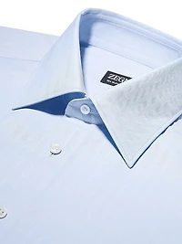 Sea Island Cotton Long-Sleeve Tailoring Shirt