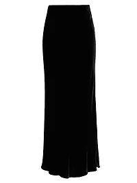 Zeta Velvet Maxi Skirt