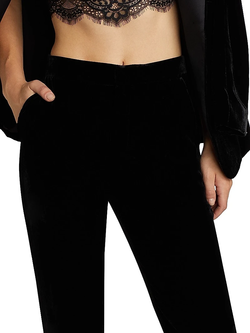 Rebel Tapered Velvet Trousers