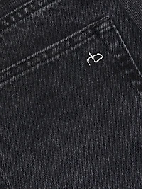 Shea High-Rise Straight-Leg Cropped Jeans