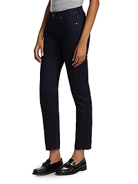 Dre Low-Rise Slim Boyfriend Jeans