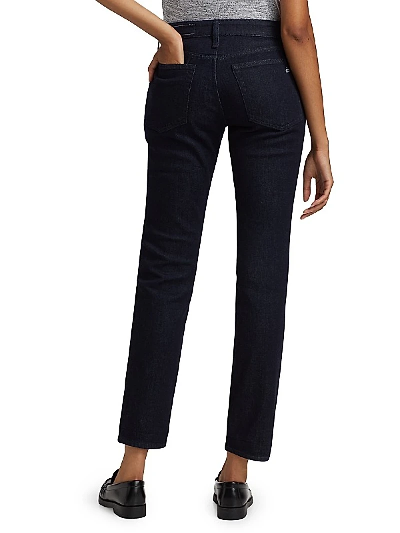 Dre Low-Rise Slim Boyfriend Jeans