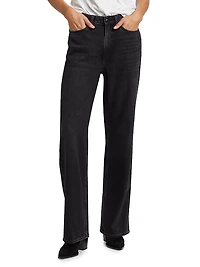 Logan Mid-Rise Wide-Leg Jeans