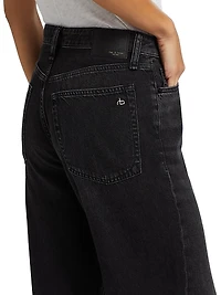 Logan Mid-Rise Wide-Leg Jeans