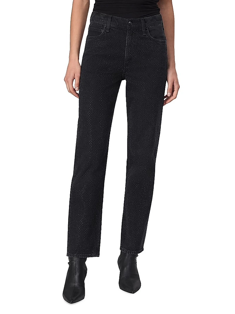 Harlow Jewel Mid-Rise Ankle Jeans