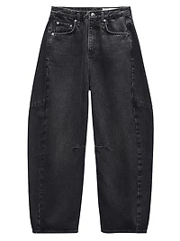 Charlie High-Rise Wide-Leg Barrel Jeans