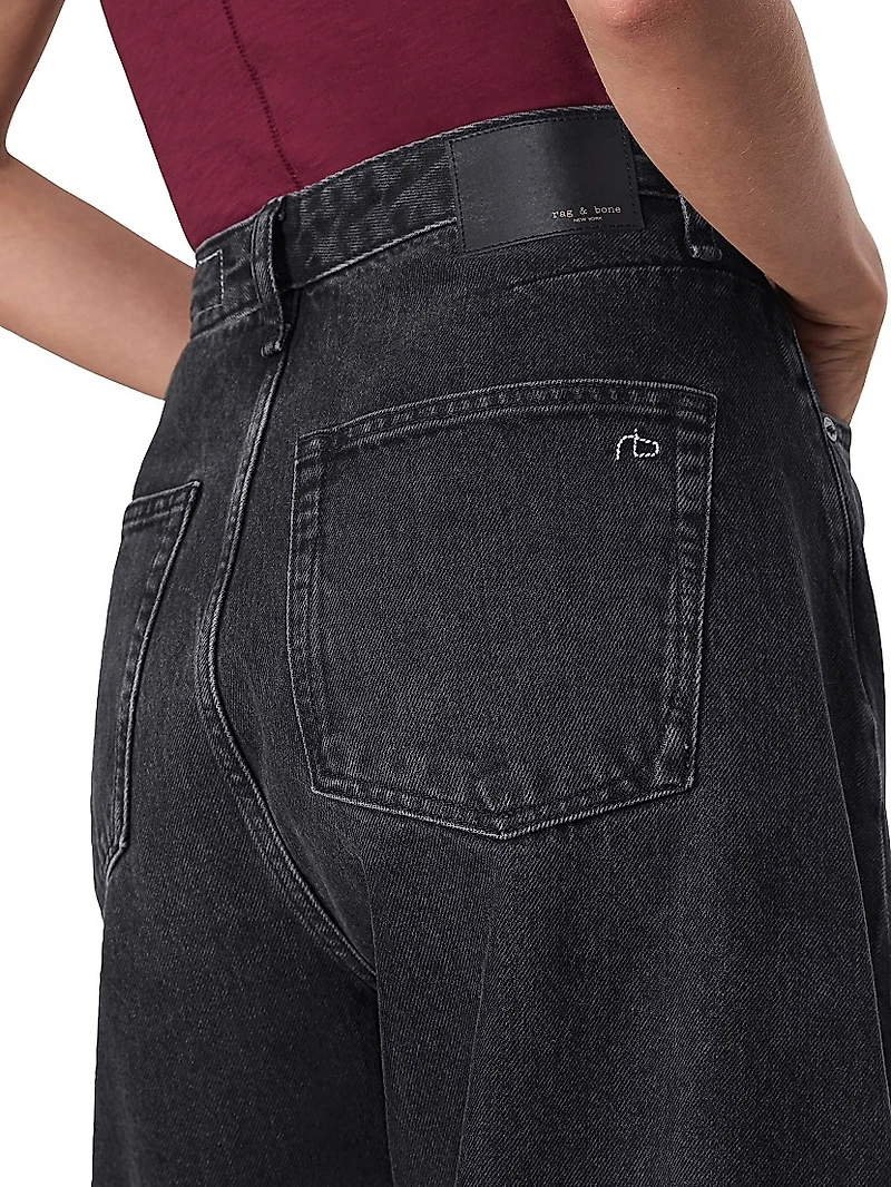 Charlie High-Rise Wide-Leg Barrel Jeans