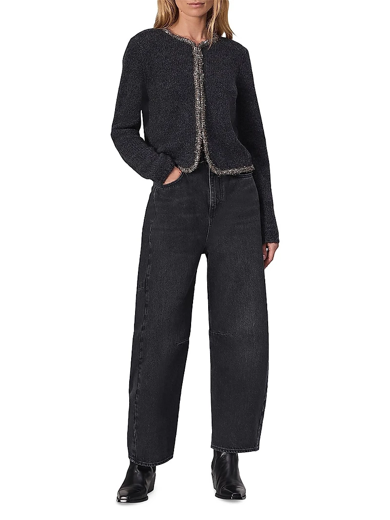 Charlie High-Rise Wide-Leg Barrel Jeans