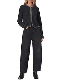 Charlie High-Rise Wide-Leg Barrel Jeans