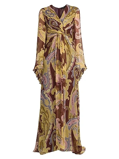 Filigree Silk Twist Gown