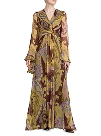 Filigree Silk Twist Gown