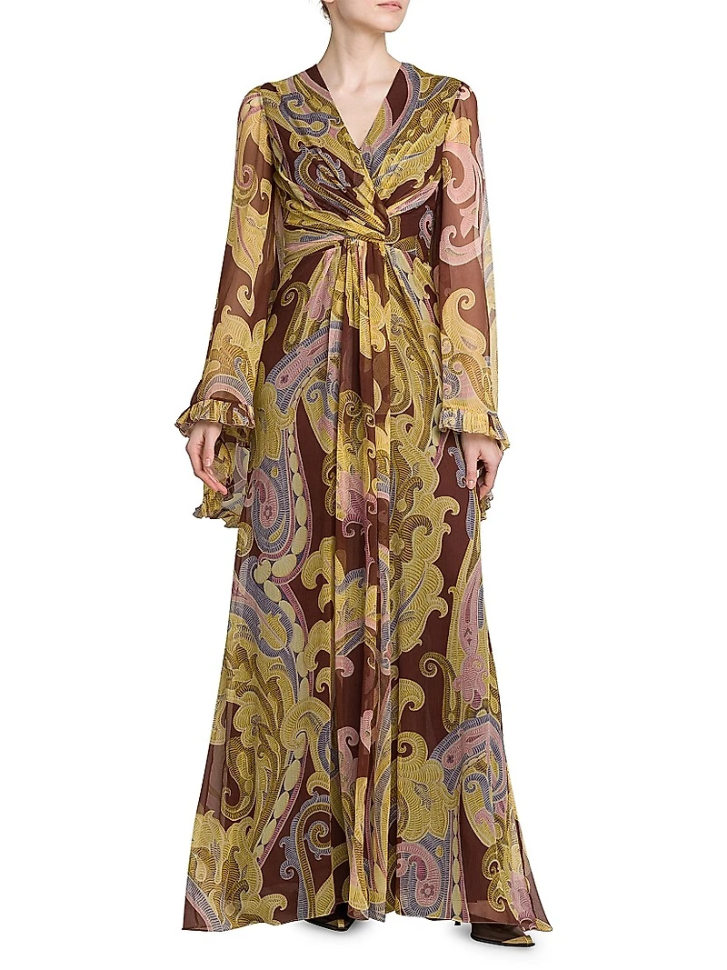 Filigree Silk Twist Gown