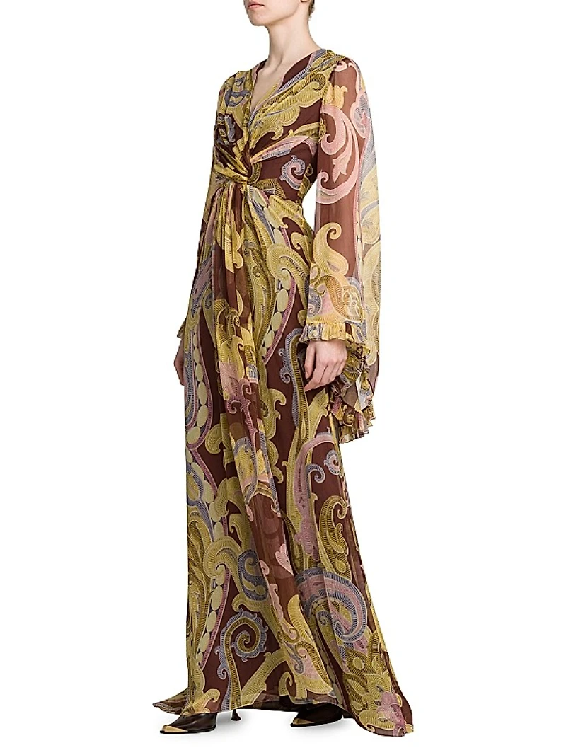 Filigree Silk Twist Gown