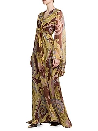 Filigree Silk Twist Gown