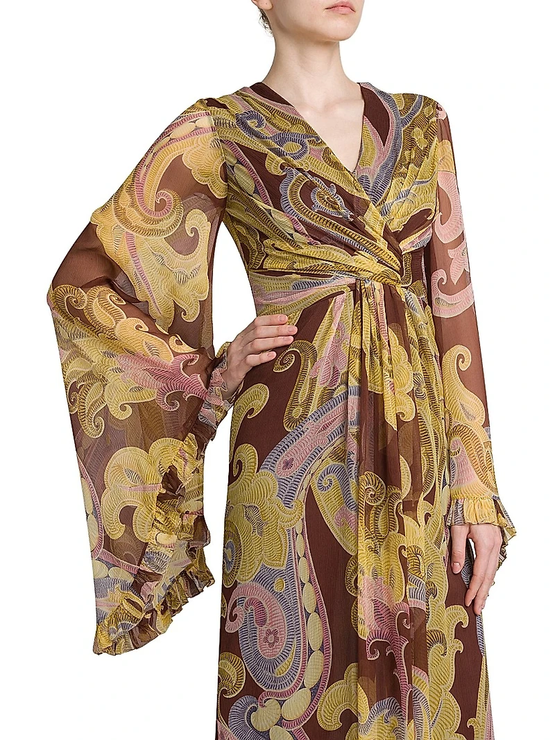 Filigree Silk Twist Gown