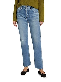 MV Nicholas High-Rise Straight Jeans