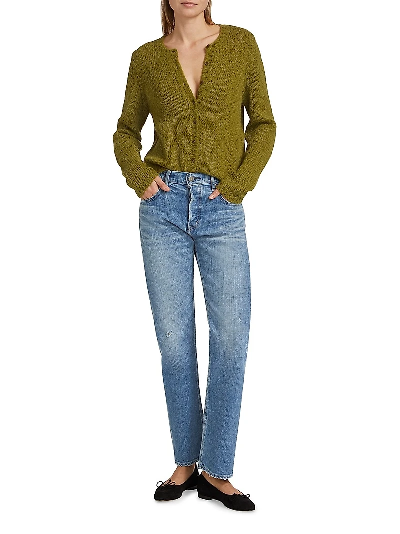 MV Nicholas High-Rise Straight Jeans