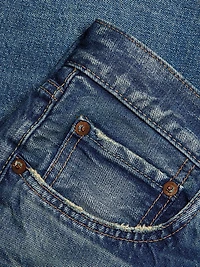 Minneola Denim Straight-Leg Cropped Jeans