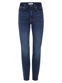 Good Legs Raw Hem Skinny Jeans