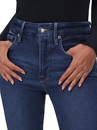 Good Legs Raw Hem Skinny Jeans