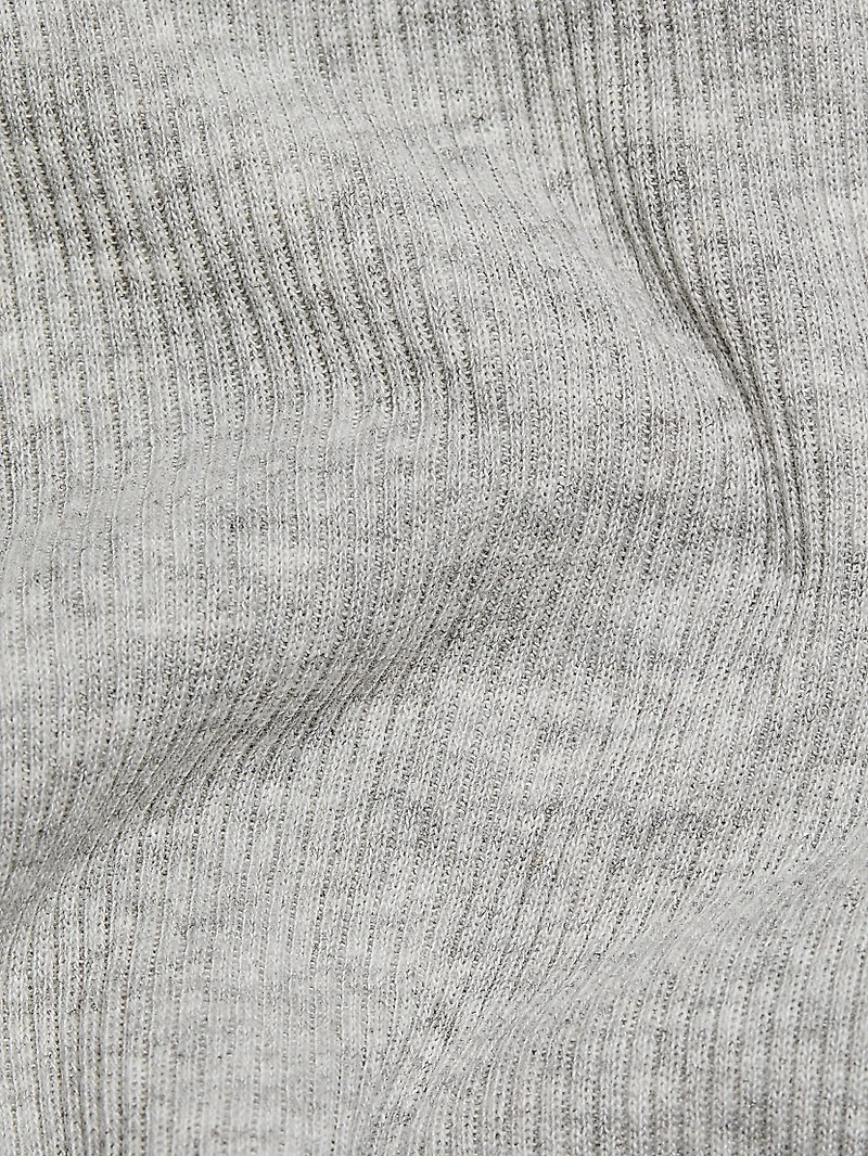 Ribbed Cotton-Blend Tank