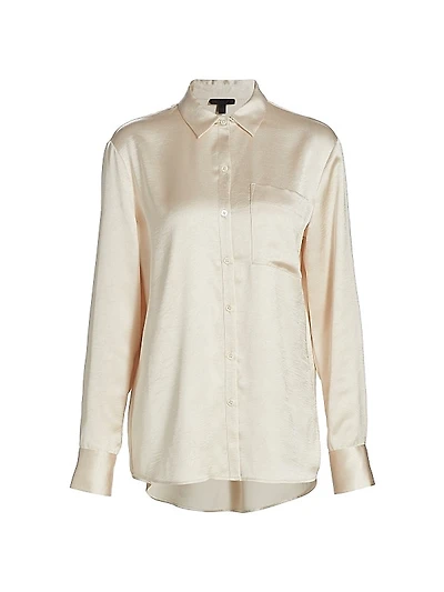 Cracked Satin Shirt