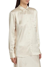 Cracked Satin Shirt